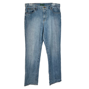 Vintage Ralph Lauren Jeans Women’s Light Wash Mid Rise 10 Tall Long 32W 32L